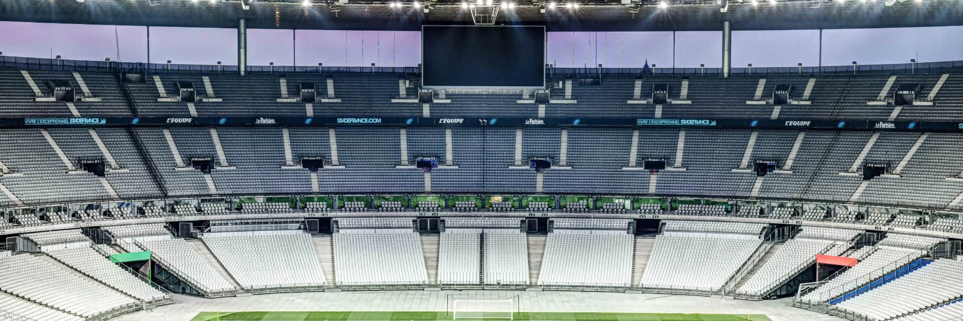 Illustration Stade de France à l'occasion du nouvau logo Bleu Photo : Charly hel